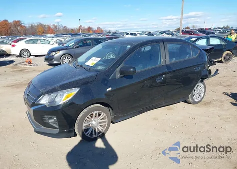 2021 Mitsubishi Mirage G4 Carbonite Edition/Es/Le из США, поврежденный, VIN ML32FUFJXMHF04907